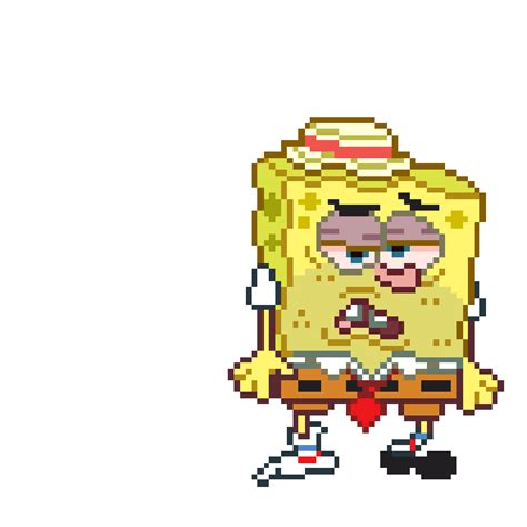 Spongebob Pixel Art Wifflegif