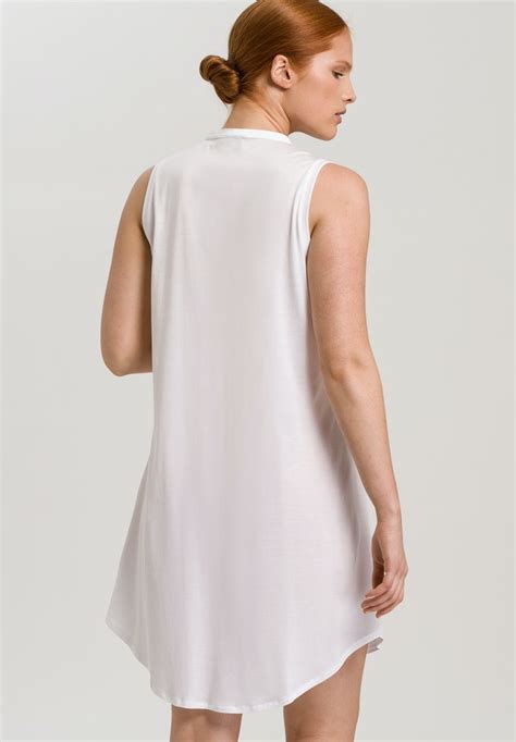 Cotton Deluxe Sleeveless Nightdress White 077952 Hanro Luxurieus