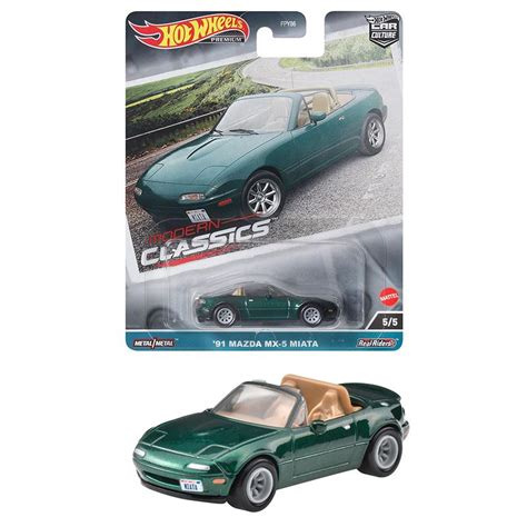 Машинка коллекционная Mattel Hot Wheels Premium Car Culture FPY86 91 MAZDA MX 5 MIATA купить на