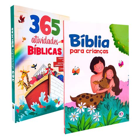 Kit Livros Infantil B Blia Para Crian As Atividades B Blicas