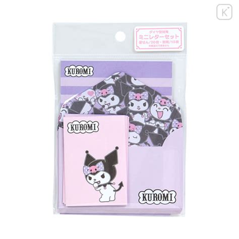 Japan Sanrio Mini Letter Set Kuromi 2024 Kawaii Limited