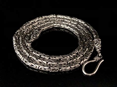 Bali Byzantine Chain Classic Byzantine Chain Necklace Etsy Canada