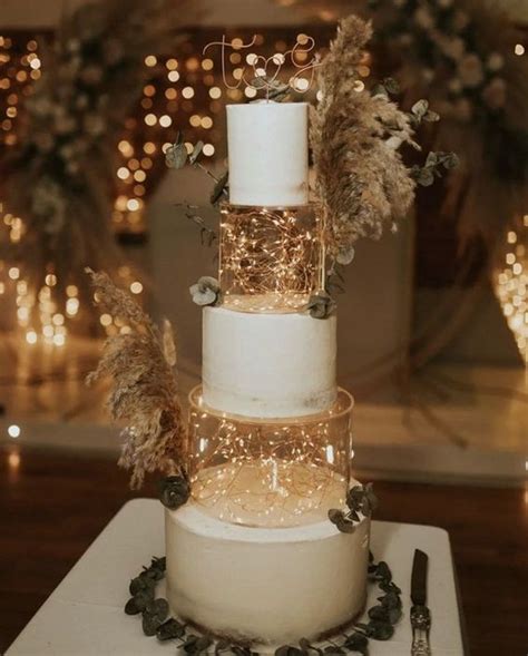 40 Cool Acrylic Separator Wedding Cake Designs Weddingomania