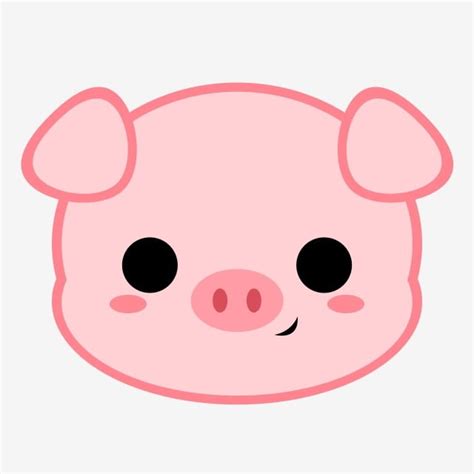 Pigs Head Clipart Vector, Cartoon Pig Head, Pig, Piggy, Animal PNG Image For Free Download