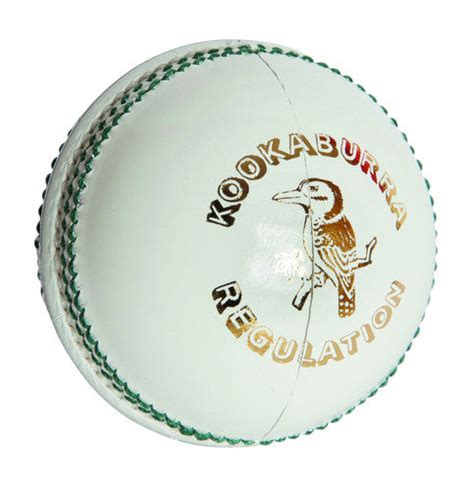 Kookaburra Regulation White Cricket Ball – Kilbirnie Sports