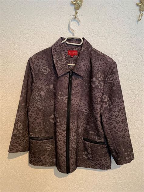 Biaggini Jacke Bergangsjacke Blumen Grau Gr Xl Kaufen Auf Ricardo