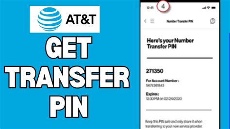 How To Get Transfer Pin From Att Get Transfer Pin From Atandt Youtube