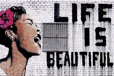 Poster Banksy - Life is Beautiful | Wall Art, Gifts & Merchandise ...