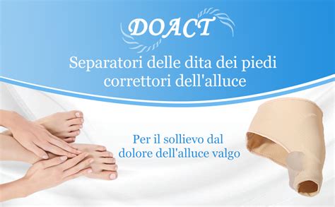 Tutore Alluce Valgo Silicone Gel Correttore Notturno Protettore