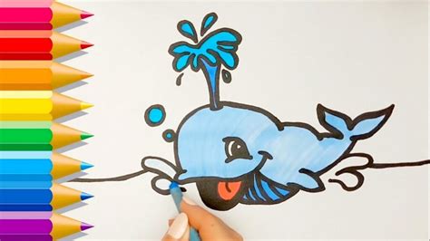 Como Dibujar Una Ballena Paso A Paso How To Draw A Whale