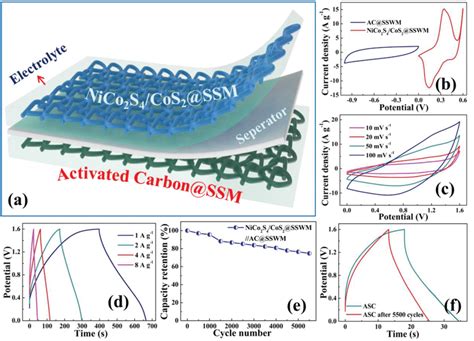 A Schematic Of Stretchable Supercapacitor Device Based On The