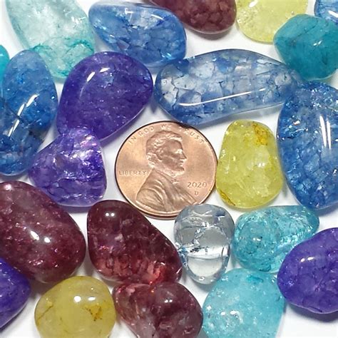 Mixed Color Sparkle Quartz Tumbled Polished Stones Small - Etsy