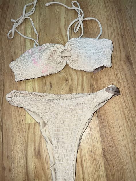 Shein Nude Bikini Women S Fashion Swimwear Bikinis Swimsuits On Carousell