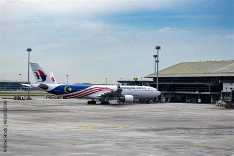 Kuala Lumpur Malaysia December 2022 Malaysia Airlines Aircraft At