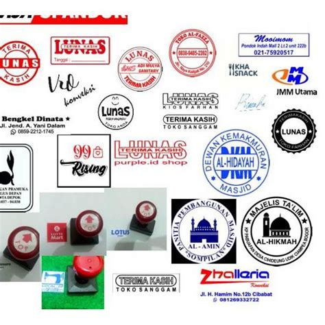 Contoh Stempel Bengkel Mobil