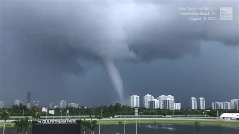 Huge Waterspout Comes Ashore in Florida - Videos from The Weather Channel