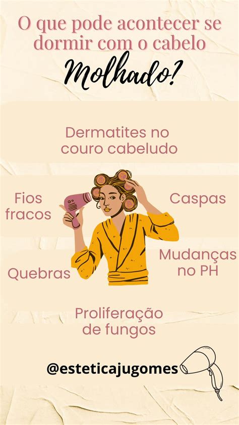 O Que Acontece Se Dormir Com O Cabelo Úmido - O que acontece se dormir com o cabelo molhado? | Cabelo, Caspa, Cabelo ...