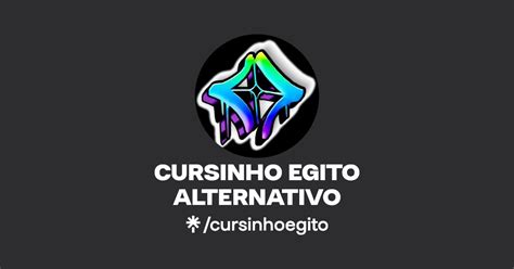 CURSINHO EGITO ALTERNATIVO Instagram Facebook Linktree