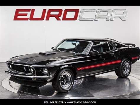 Seller of Classic Cars - 1969 Ford Mustang (Black/Black)