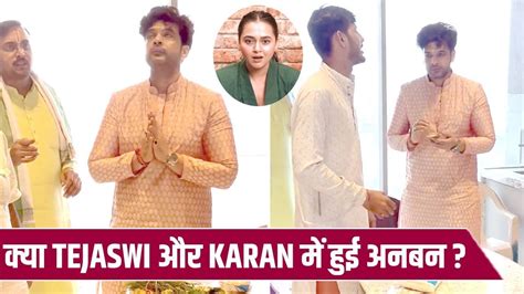 Karan Kundrra Ke Naye Ghar Ki Griha Pravesh Ki Puja Me Tejasswi Nahi