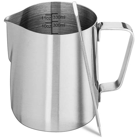 Milk Frothing Pitcher ENLOY Stainless Steel Creamer Frothing Pitcher