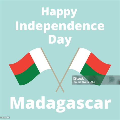 Independence Day Of Madagascar Stock Illustration - Download Image Now ...