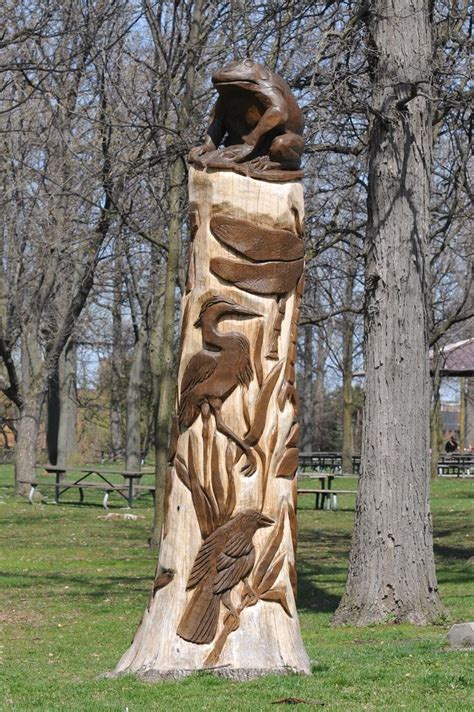 Tree stump carving | Tree sculpture, Tree carving, Wood sculpture art