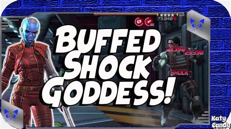 Nebula Buff Shock Goddess Marvel Contest Of Champions Youtube