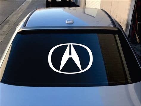 Acura Rear Window Decal Sticker | Custom Made In the USA | Fast Shipping