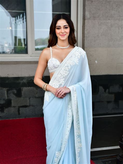 Blouse Designs For Saree Ananya Panday Makes For The Perfect