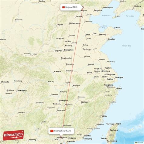 Direct Flights From Beijing To Guangzhou PEK To CAN Non Stop