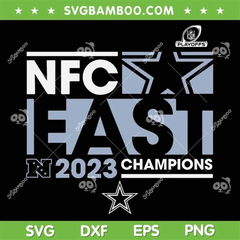 Cowboys Nfc East Champions Svg Png