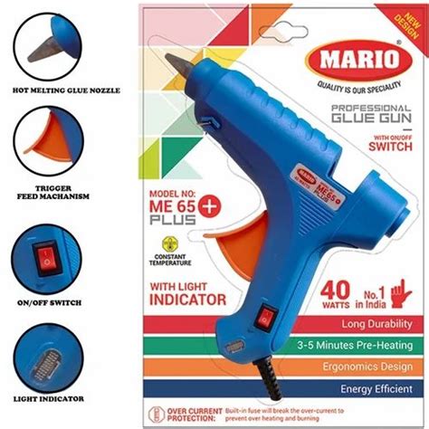 Me 65 Mario Hot Melt Glue Gun 40 W At Rs 190 In Surat ID 23747639830
