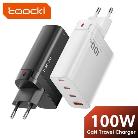 Toocki USB C Carregador De Carregamento R Pido Tipo C Adaptador 100W