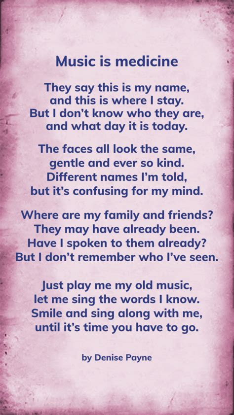 Poems On Dementia Elder