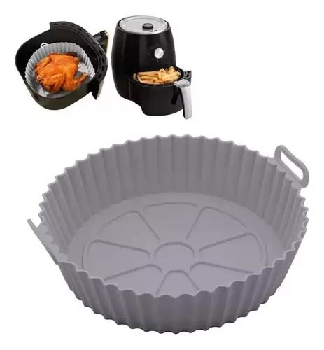 Forma Air Fryer Papel De Silicone Reutiliz Vel Prote O Mercadolivre