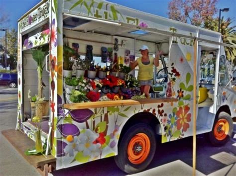 Beautiful Flower Truck Ideas For More Exciting Flower Truck