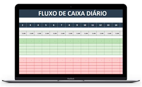 Planilha De Controle De Fluxo De Caixa