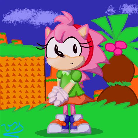 Classic Amy Rose by FunnyPlush on DeviantArt