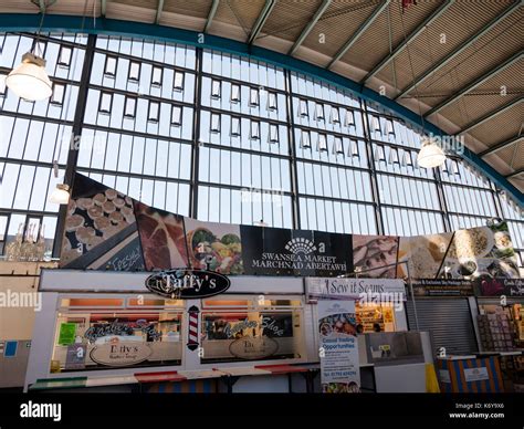 Swansea Market, Swansea, Wales, UK Stock Photo - Alamy