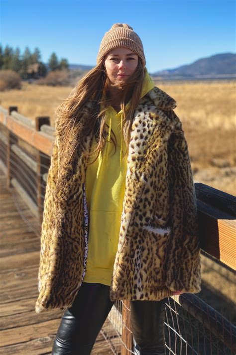 Leopard Fur Coat - Etsy