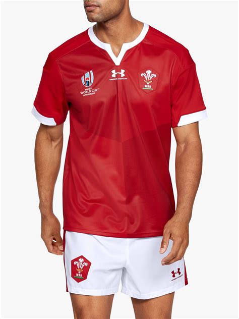 Under Armour Wales WRU 2019 20 Home Replica Rugby Shirt Red Rugby