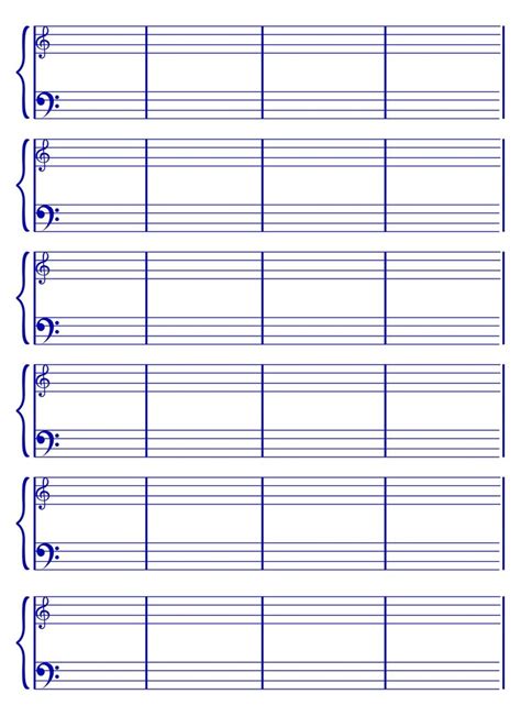 Free Free Printable Staff Paper With Bar Lines Download Free Free Printable Staff Paper With