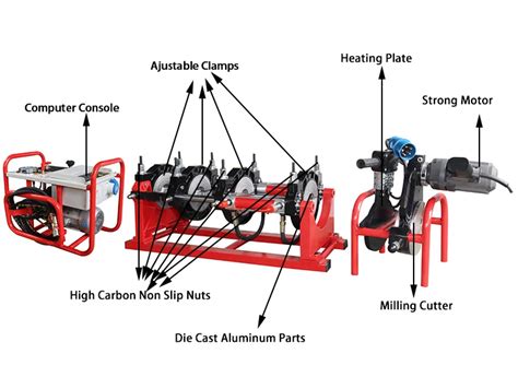 Apas Pe Pipe Hydraulic Hot Melt Welding Machine Hdpe Butt Fusion Welding Machine For Pe Ppr Pvdf