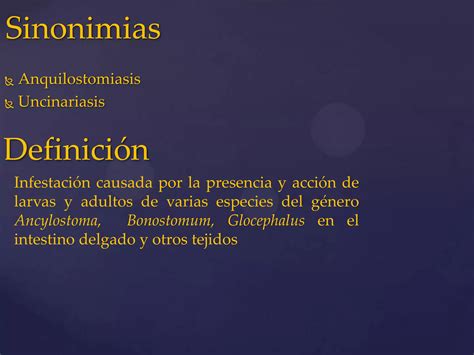 Ancilostomiasis Y Uncinariasis En Perros Y Gatos Ppt Descarga Gratuita