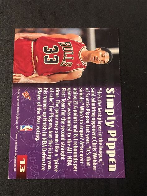 Topps Stadium Club Members Only Scottie Pippen Hof Ebay