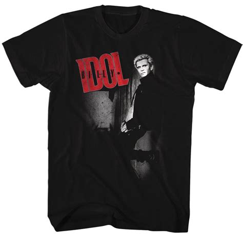 Billy Idol Shirt Billy Black Tee T Shirt Billy Idol Shirts