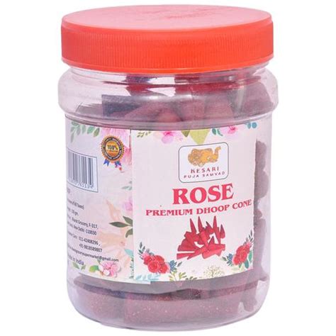 Buy Kesari Rose Premium Dhoop Cone Online At Best Price Of Rs