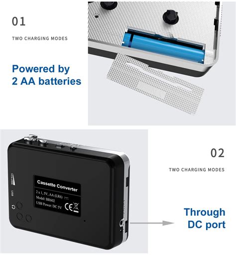 Digitnow Cassette Player Portable Tape To Mp Audio Music Converter Via