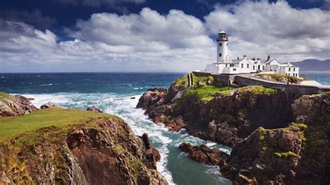 Fanad Lighthouse Wallpaper K Ireland Coastal Ocean Seascape